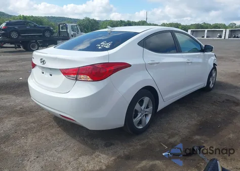 2013 Hyundai Elantra Gls from USA, damaged, VIN 5NPDH4AE8DH443565